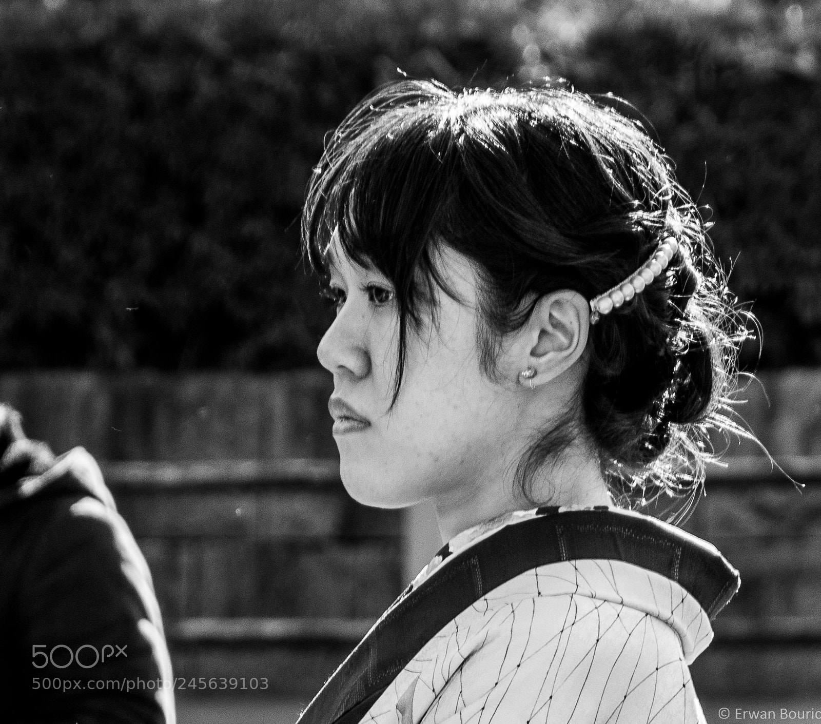 Nikon D500 sample photo. Japanese girl b w photography
