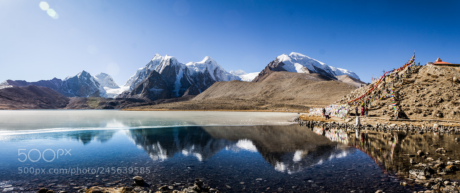 Canon EOS 550D (EOS Rebel T2i / EOS Kiss X4) sample photo. Gurudongmar lake panorama photography