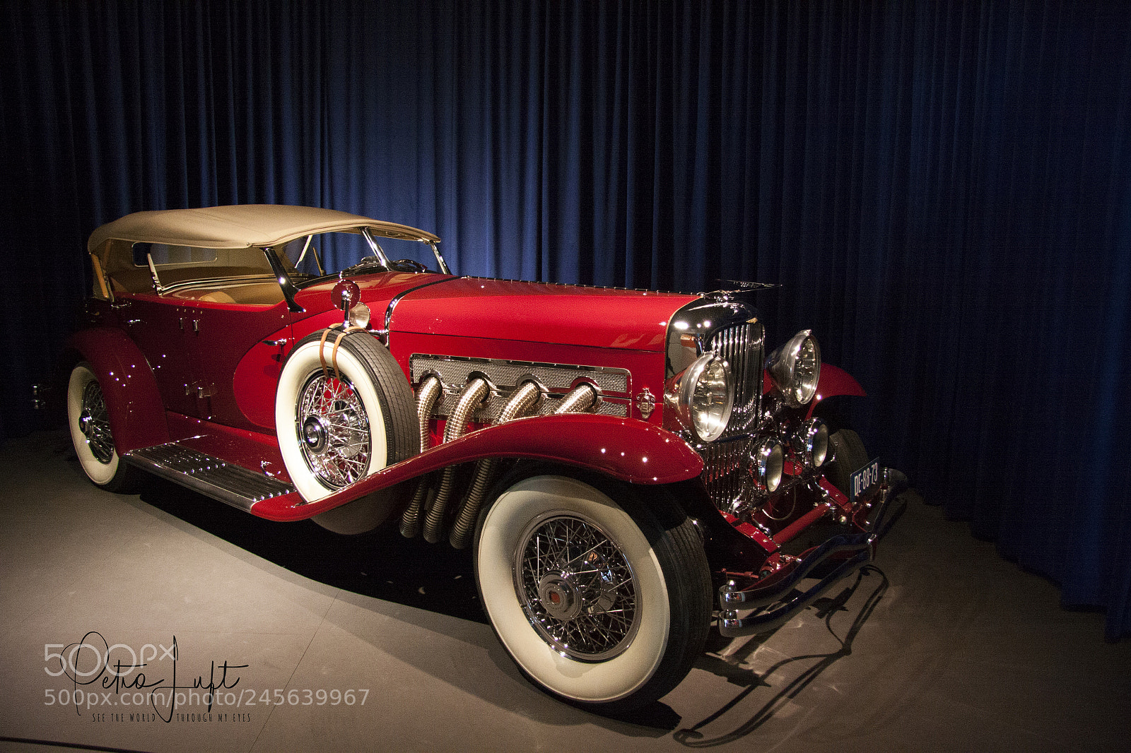 Canon EOS 50D sample photo. Classic red car photography