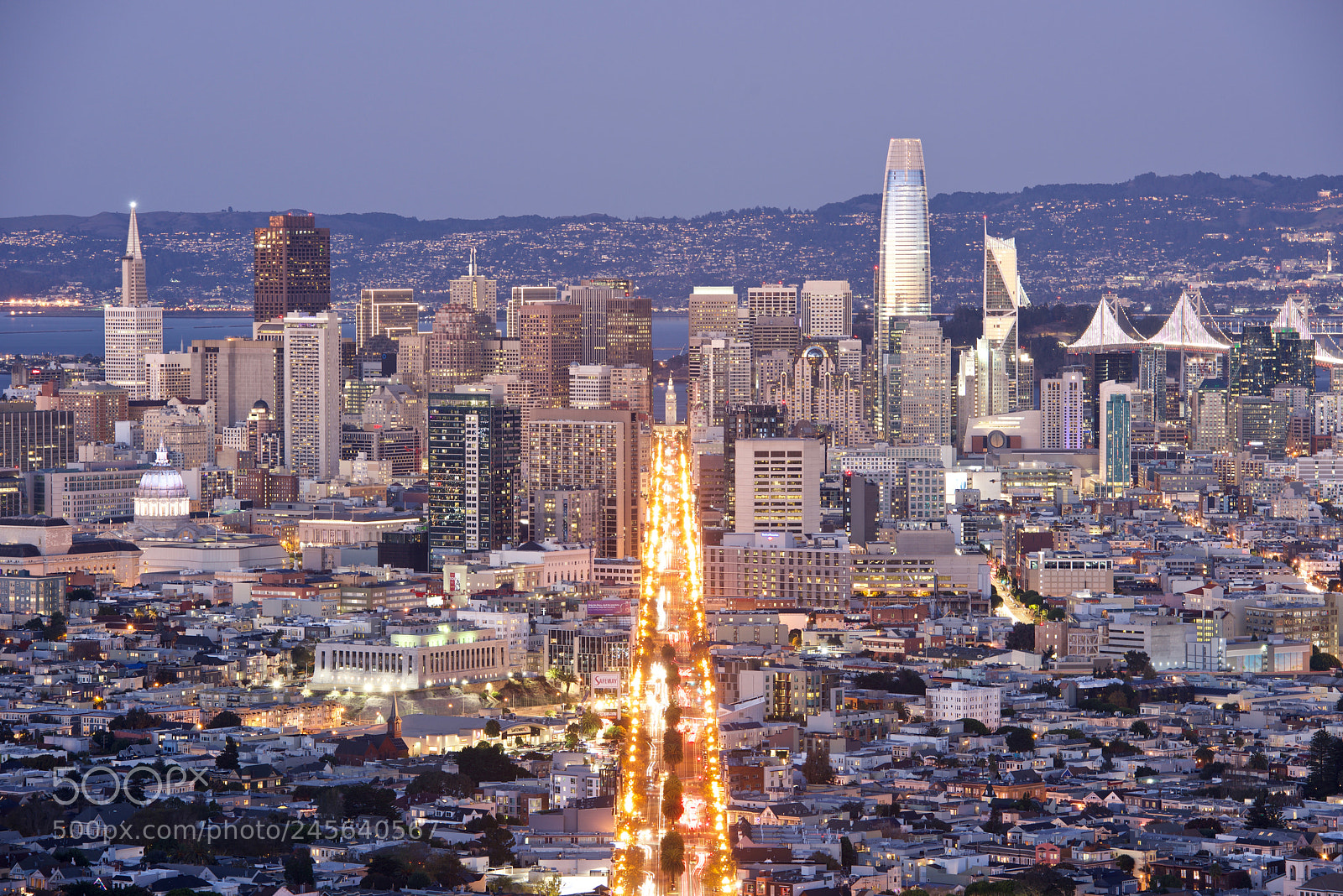 Nikon D810 sample photo. Market street dusk photography