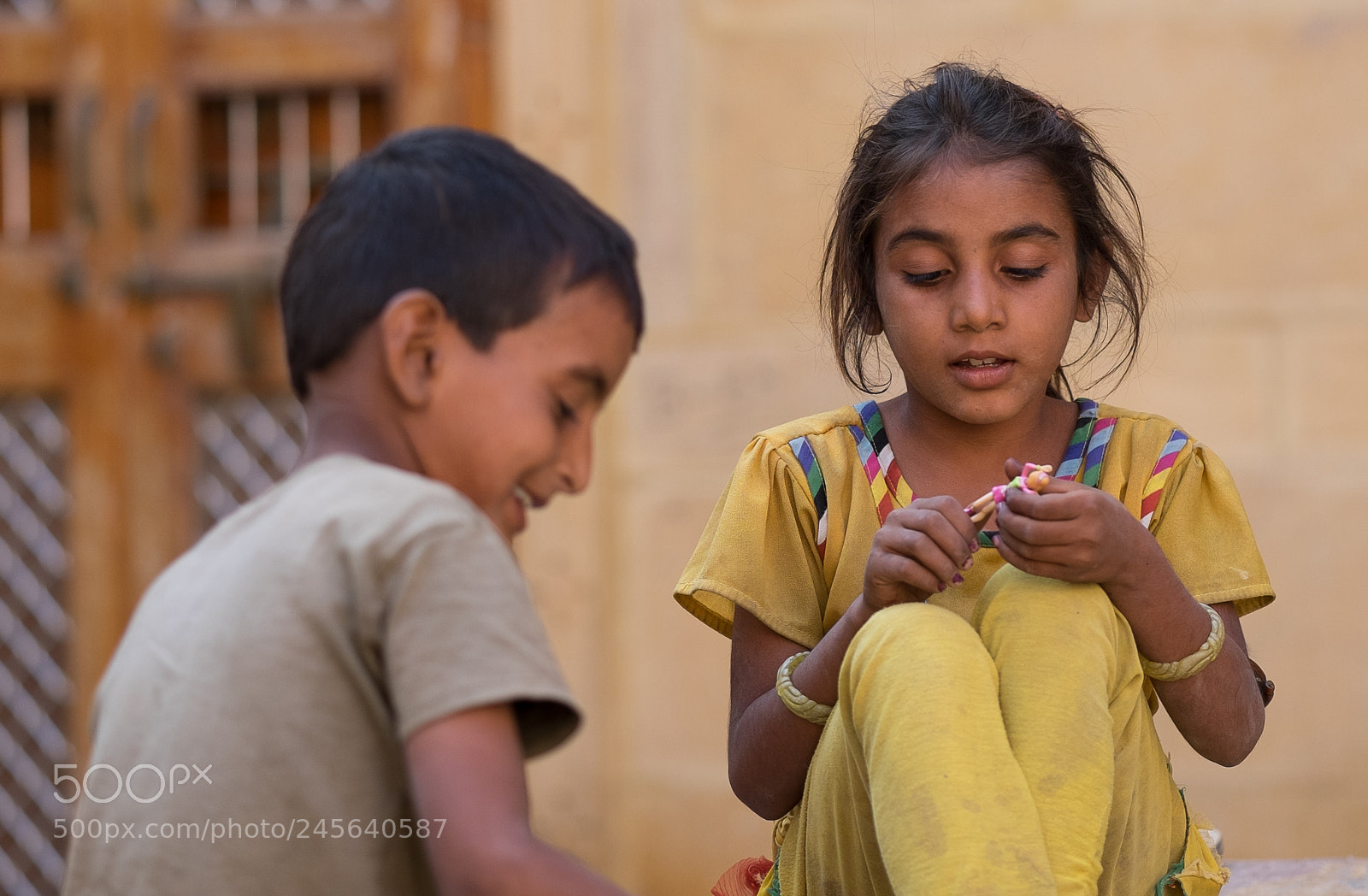Fujifilm X-T1 sample photo. Radjastan enfants photography