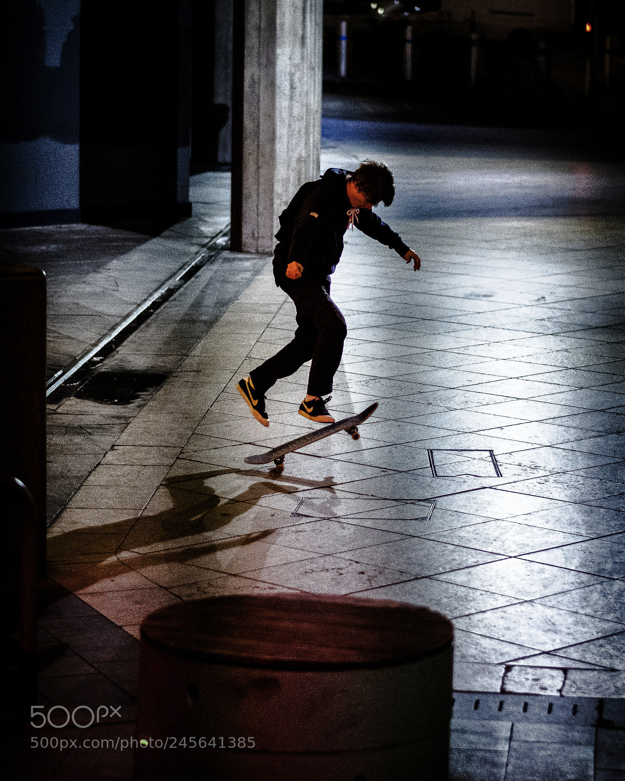 Fujifilm X-T2 sample photo. Lone skates photography