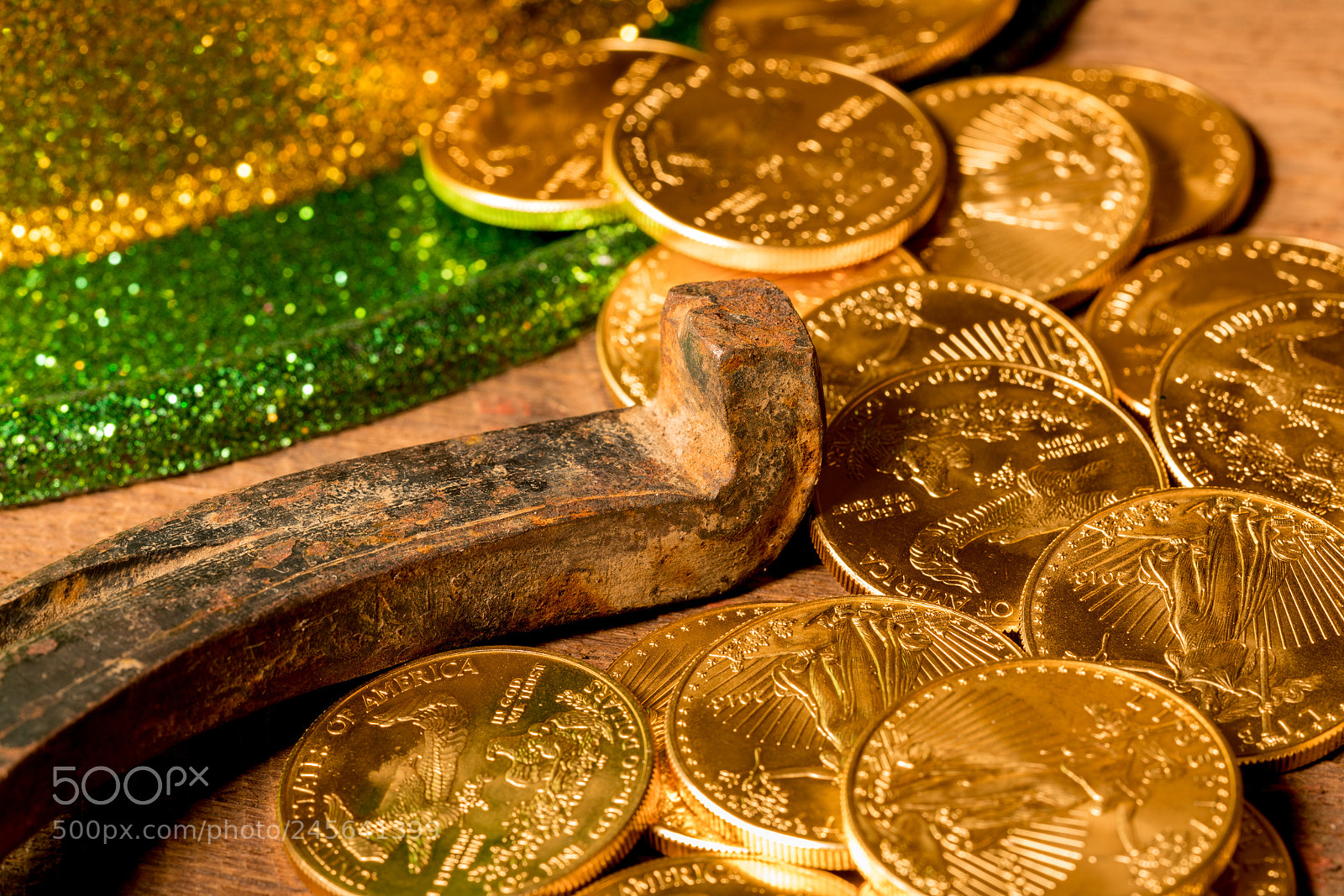 Sony a7R II sample photo. Pile of gold coins photography