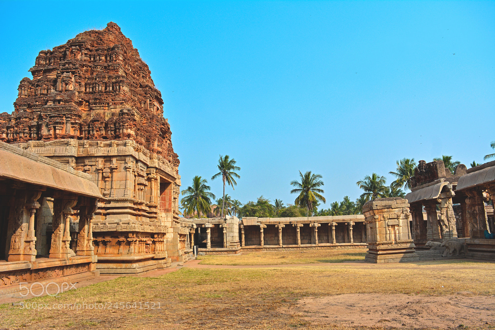 Nikon D5200 sample photo. Achyutaraya temple, hampi photography
