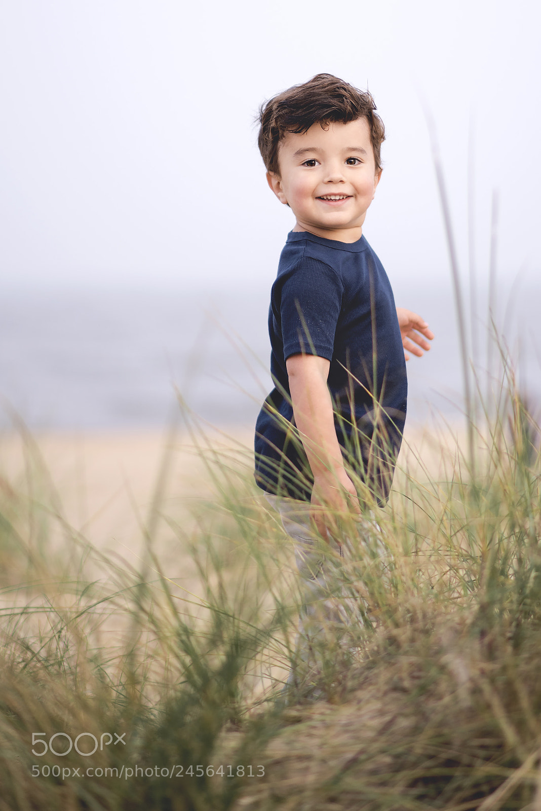 Nikon D810 sample photo. Boy by the beach photography