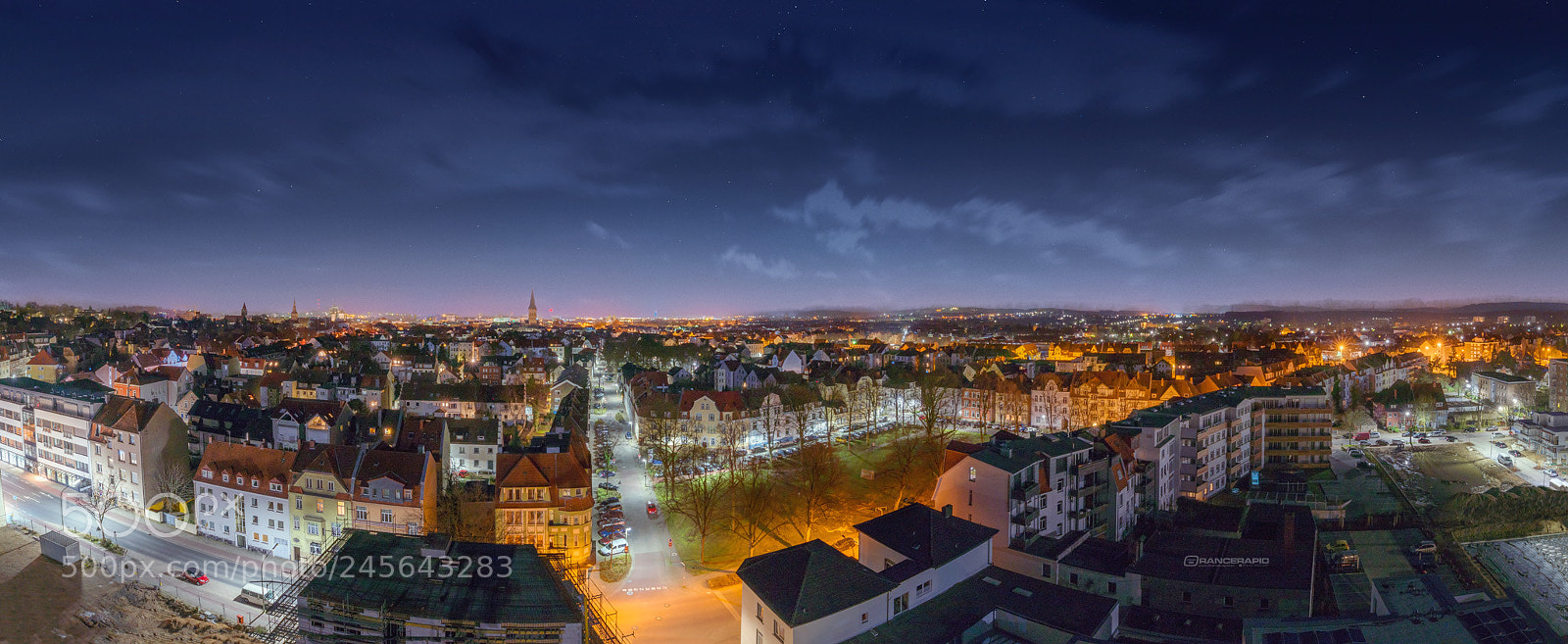 Nikon D800 sample photo. Skyline panorama osnabr ck photography