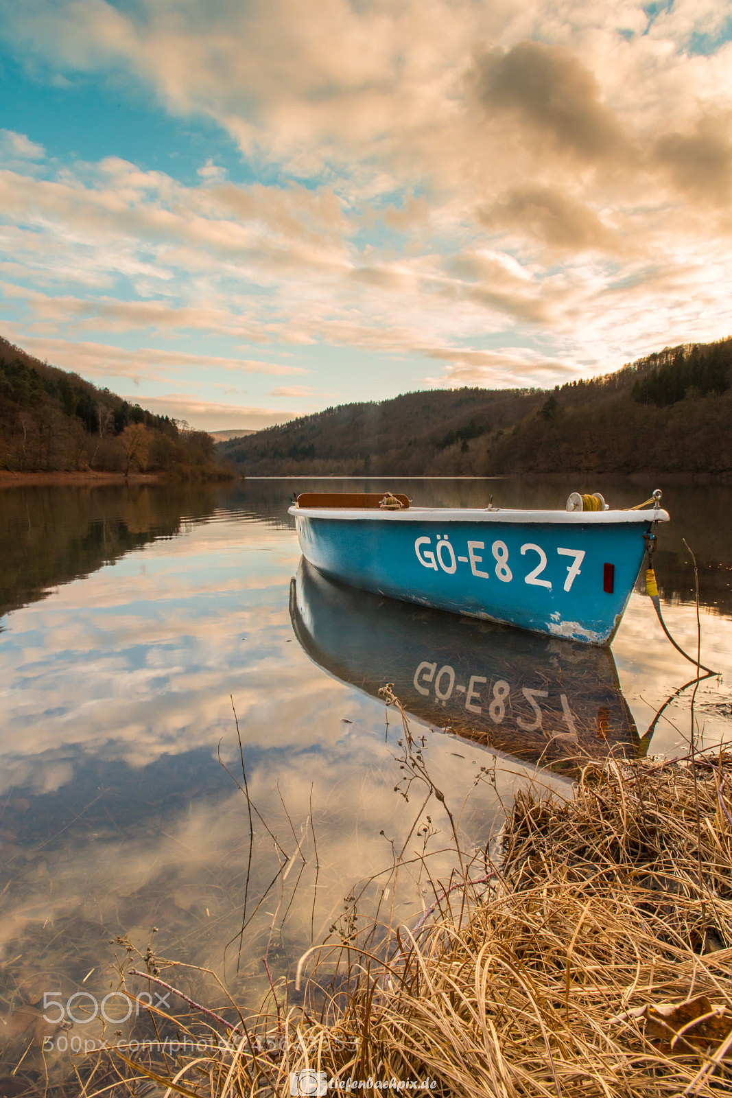 Sony a7R II sample photo. Lonely boat photography