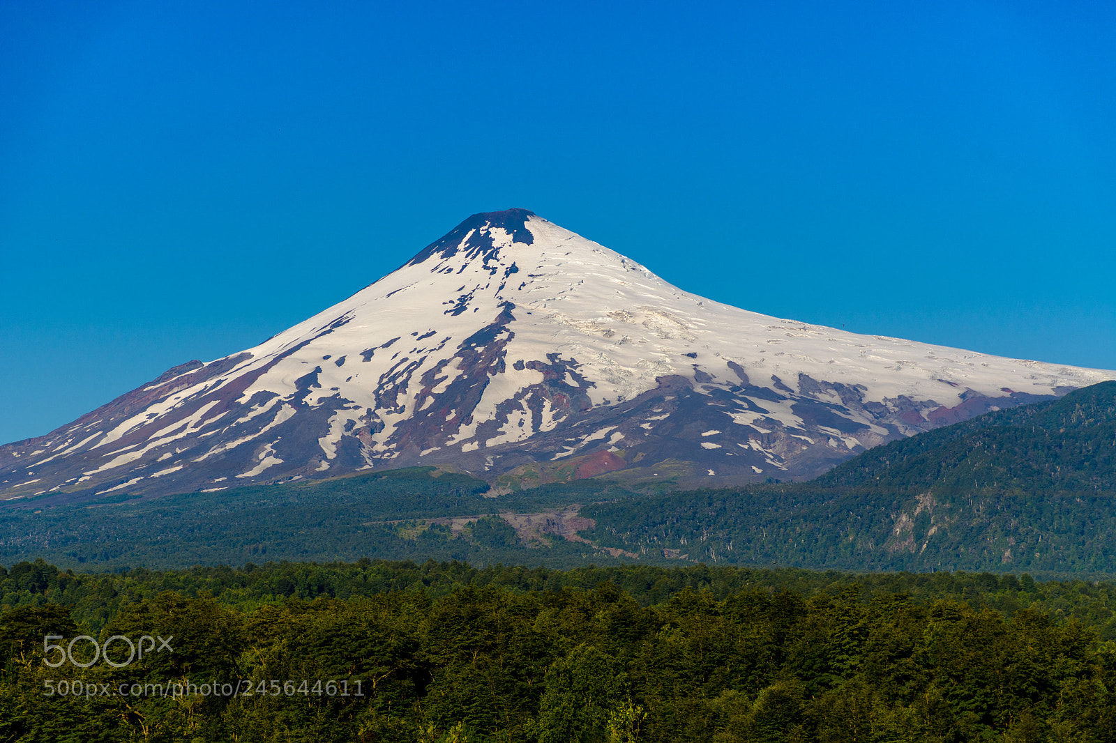 Nikon D7100 sample photo. Volcan villarrica photography