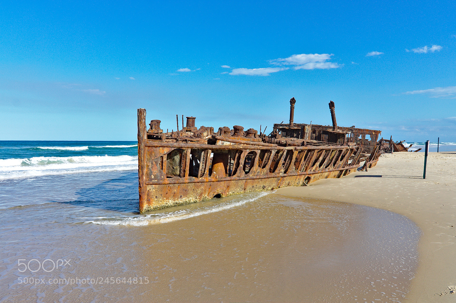 Canon EF-S 18-55mm F3.5-5.6 IS sample photo. Ss maheno wreck on photography