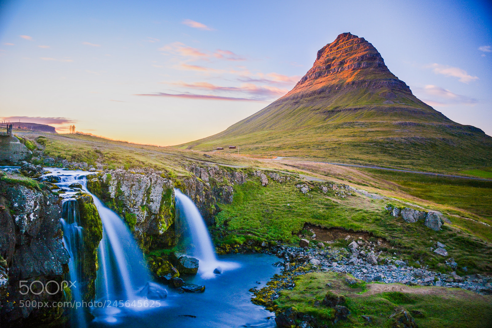 Nikon D7100 sample photo. Kirkjufellsfoss sunset photography