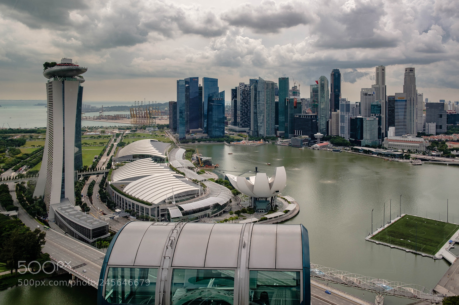 Fujifilm X-T2 sample photo. Marina bay view photography
