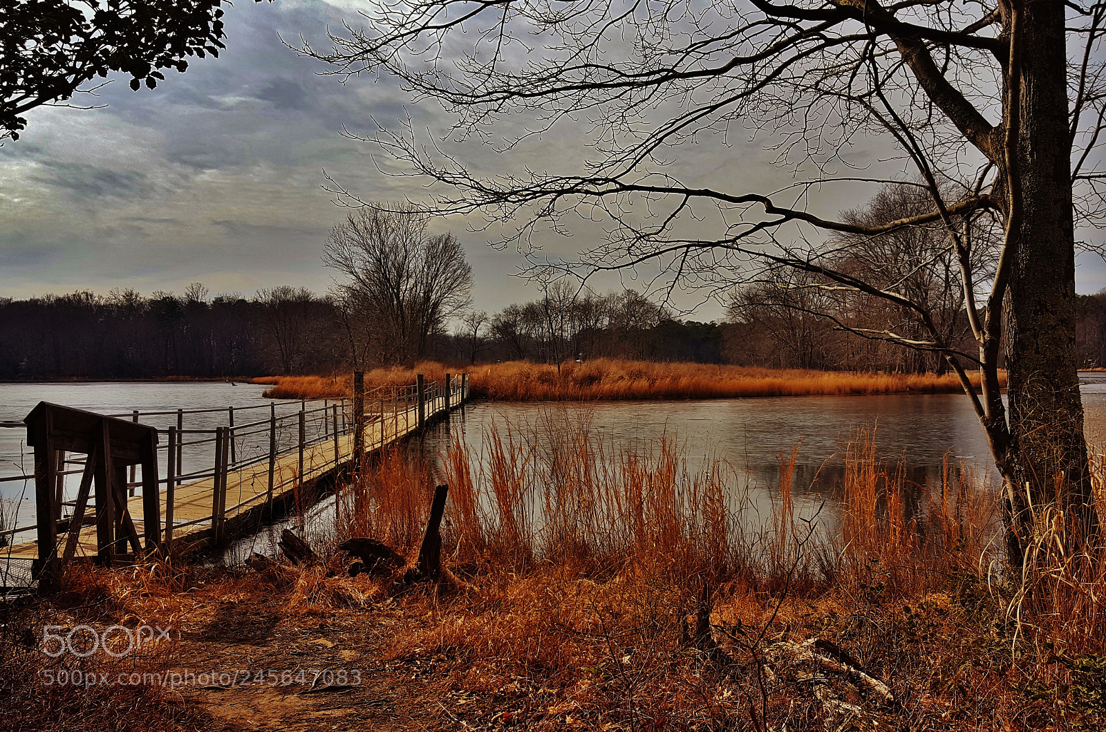 Samsung Galaxy S6 sample photo. South tract bridge winter photography