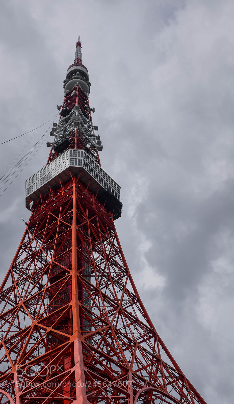 Fujifilm X100T sample photo. Tokyo tower photography
