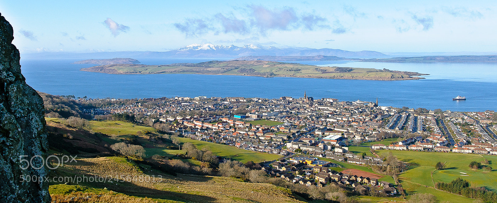 Nikon D300S sample photo. Largs quad rocks view photography