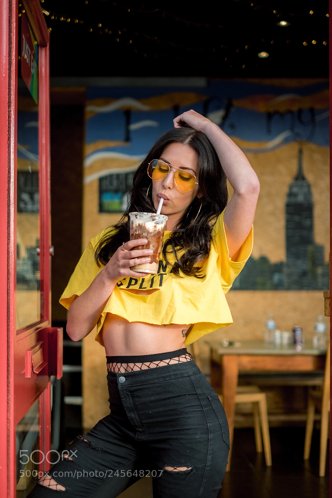 Fujifilm X-T1 sample photo. Milkshake photography