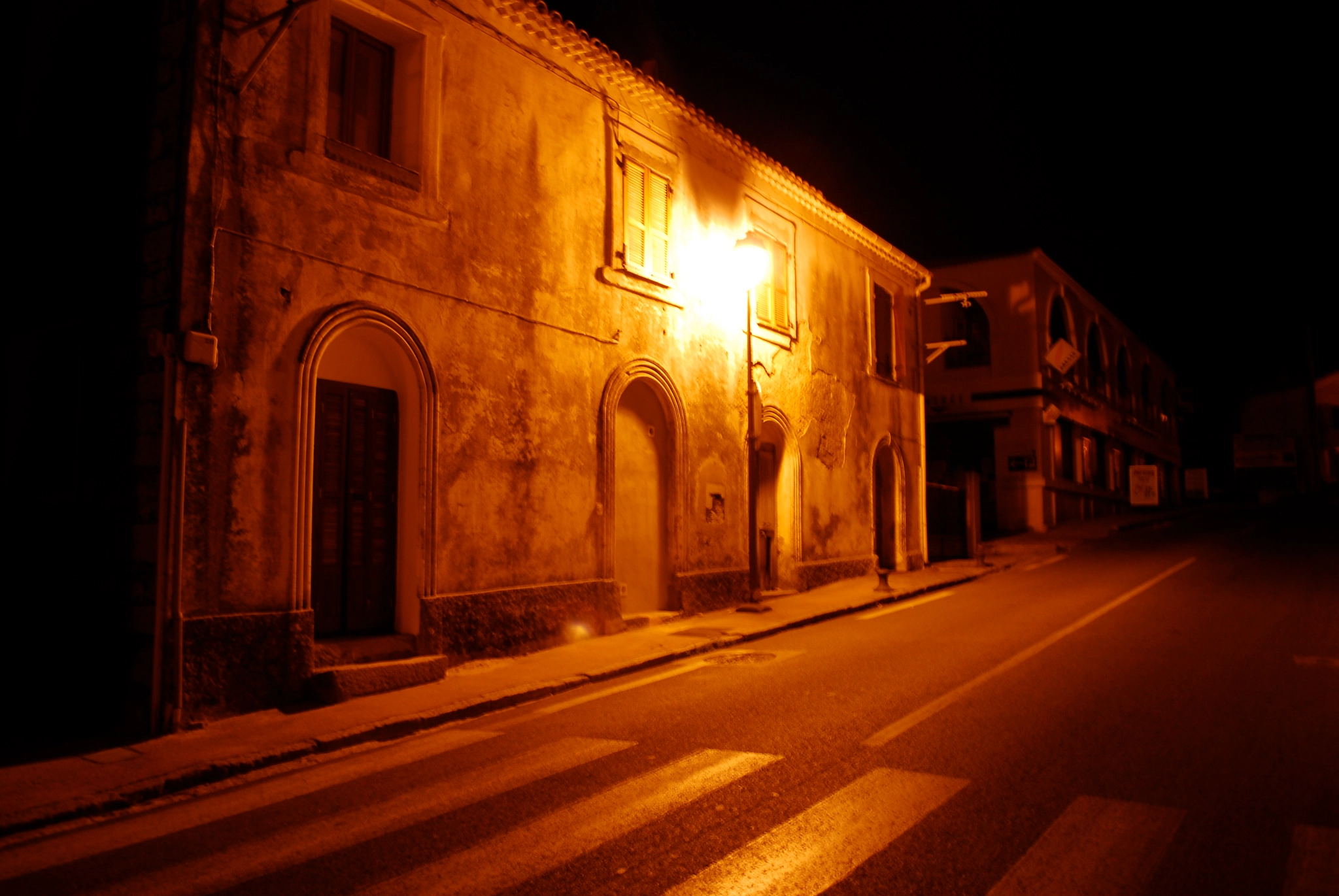 Nikon D80 sample photo. Street light night o photography