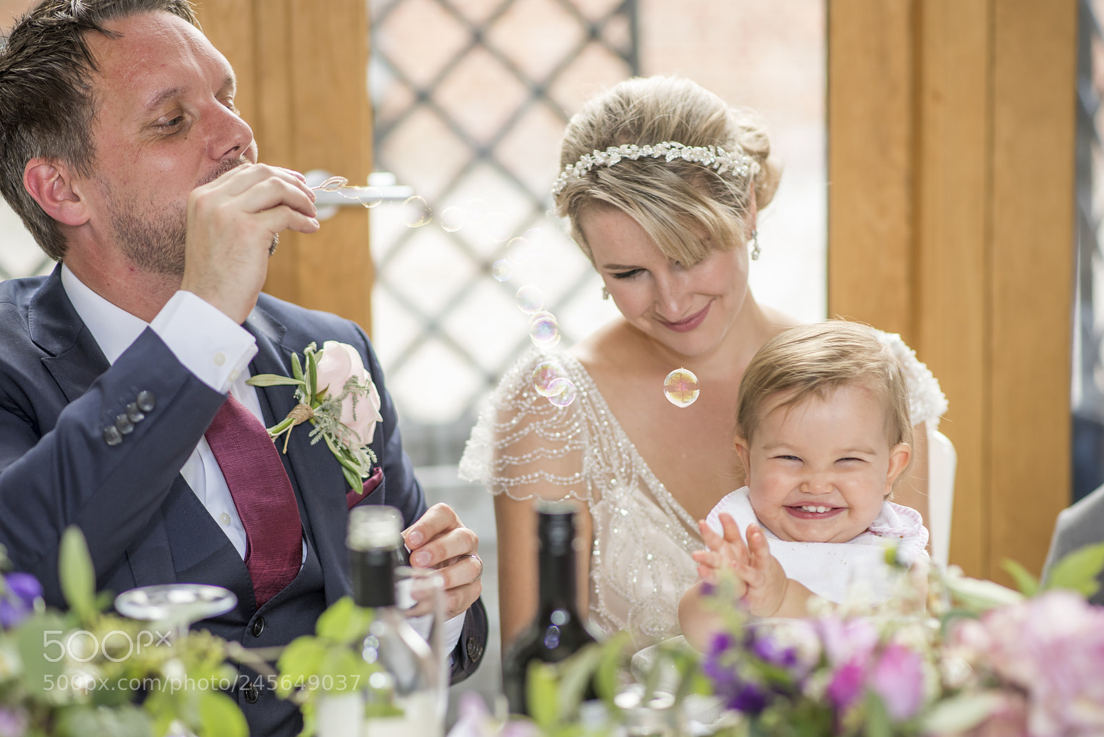 Nikon D810 sample photo. Blowing baby's bubbles photography