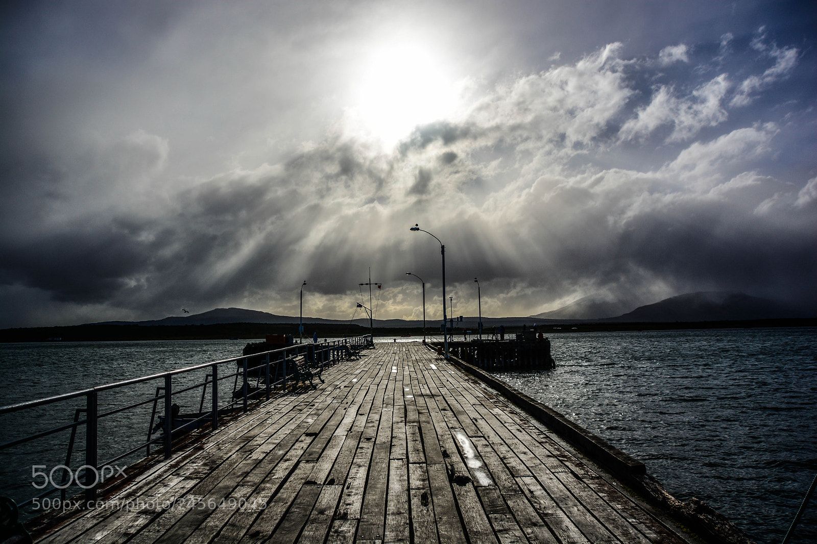 Nikon D5200 sample photo. Old dock, puerto natales photography