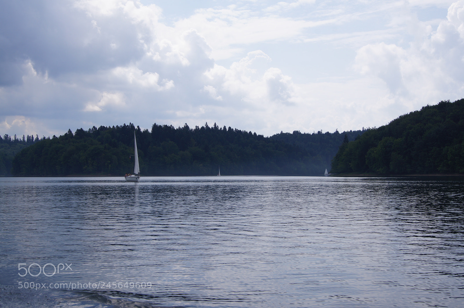 Sony SLT-A55 (SLT-A55V) sample photo. Poland, solińskie lake photography