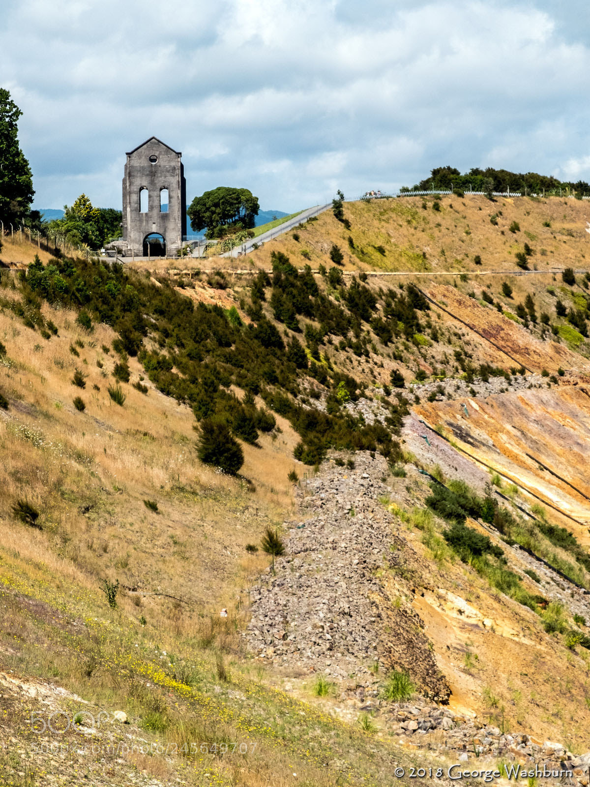 Fujifilm X30 sample photo. Waihi gold mine photography