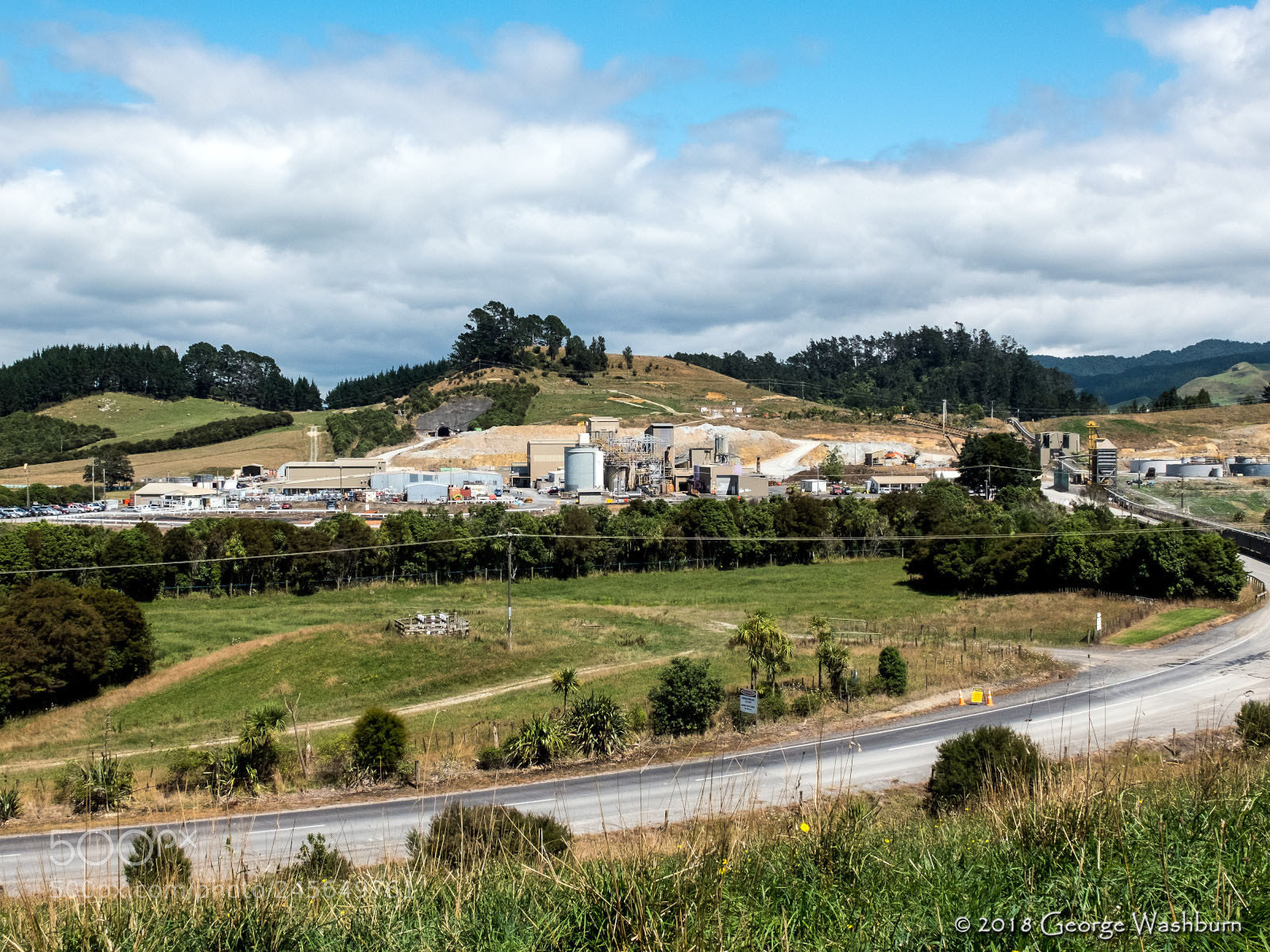 Fujifilm X30 sample photo. Waihi gold mine photography