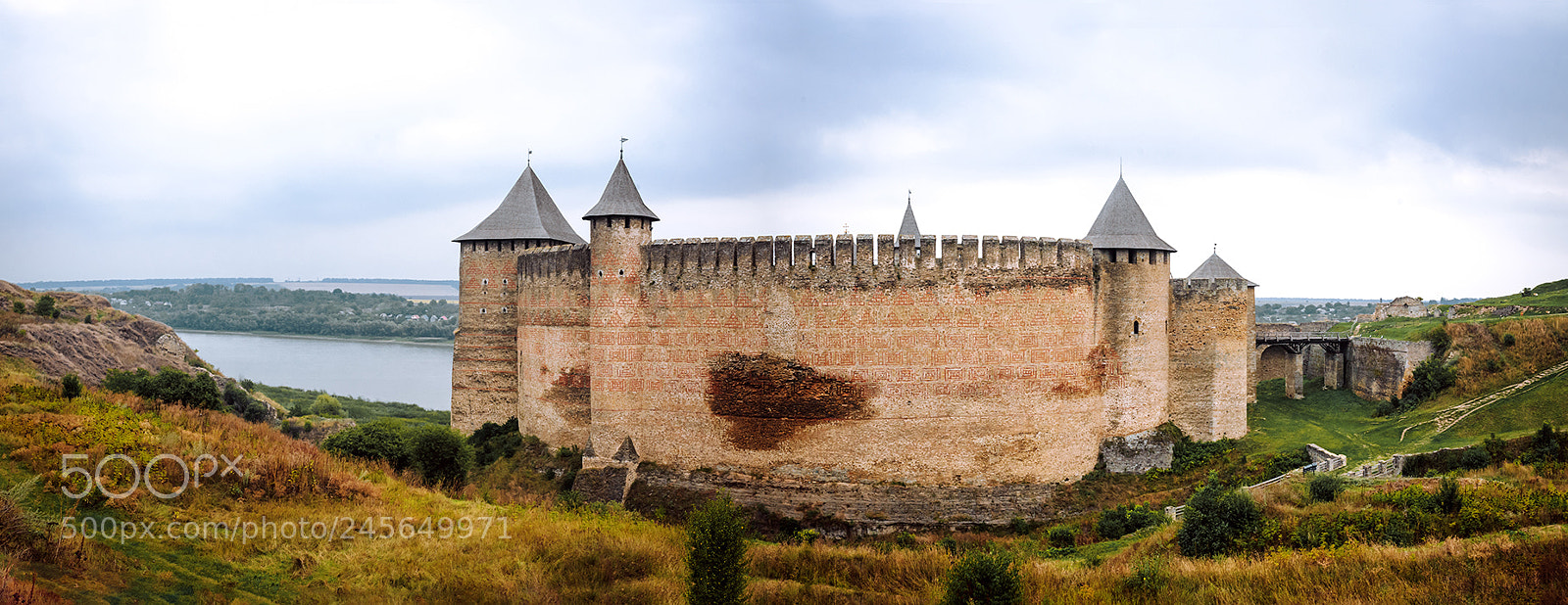Nikon D700 sample photo. Khotyn castle photography