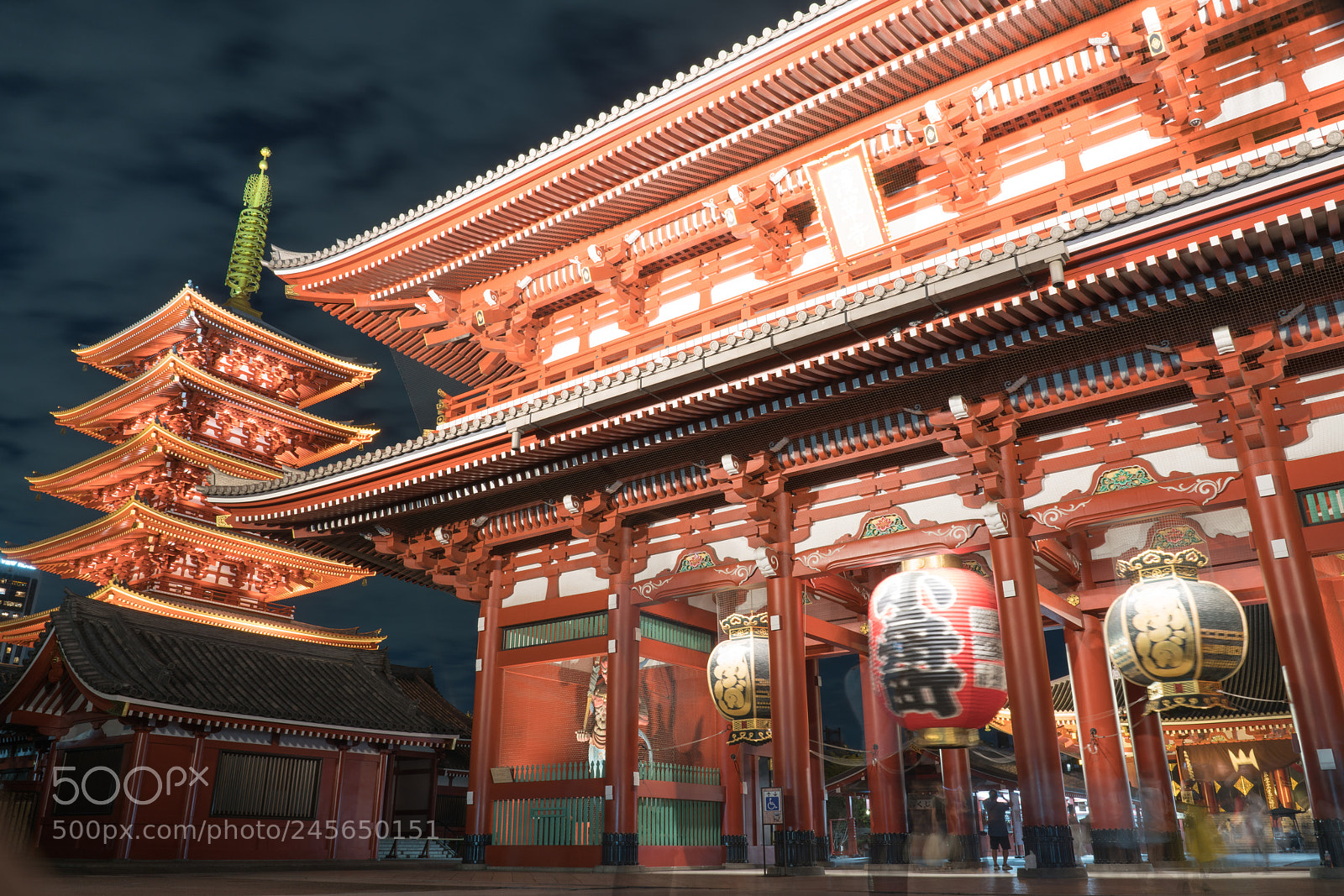 Sony a7R II sample photo. Long exposure asakusa photography