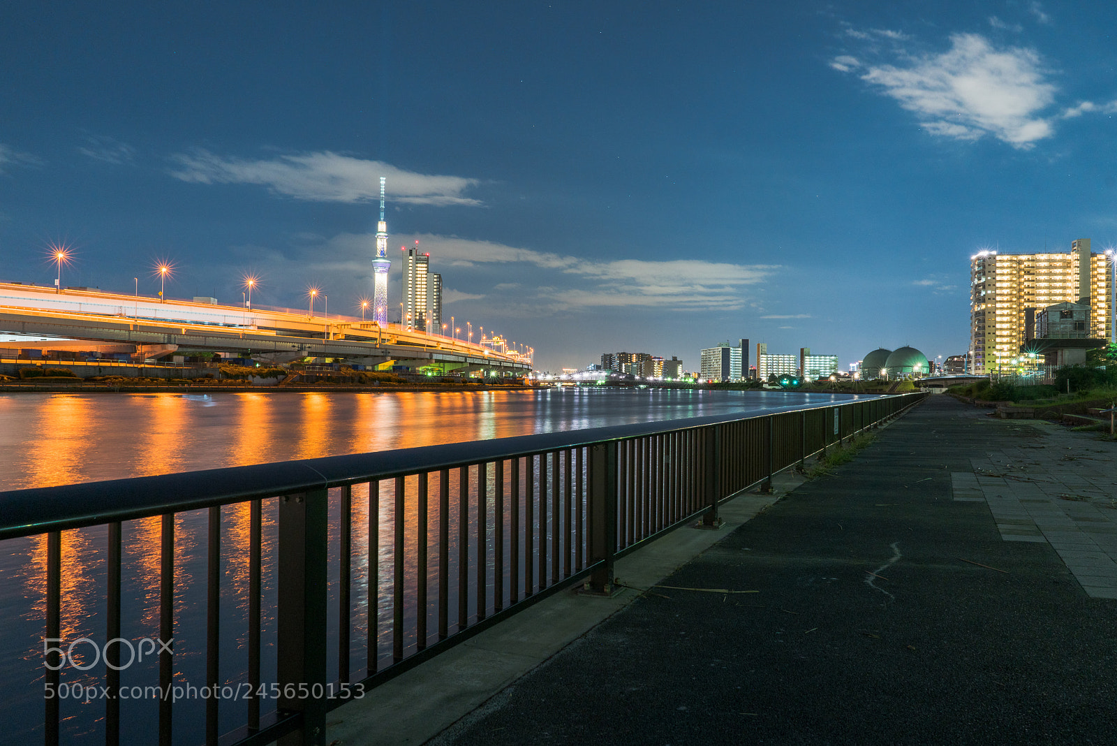 Sony a7R II sample photo. Tokyo riverscape photography