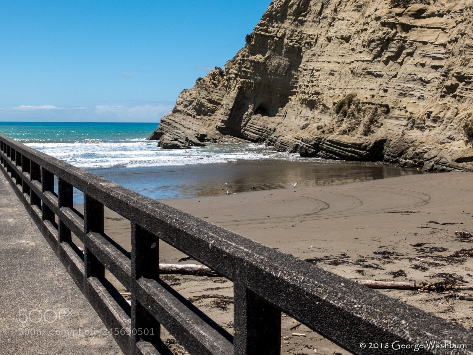 Fujifilm X30 sample photo. Tolaga bay wharf photography