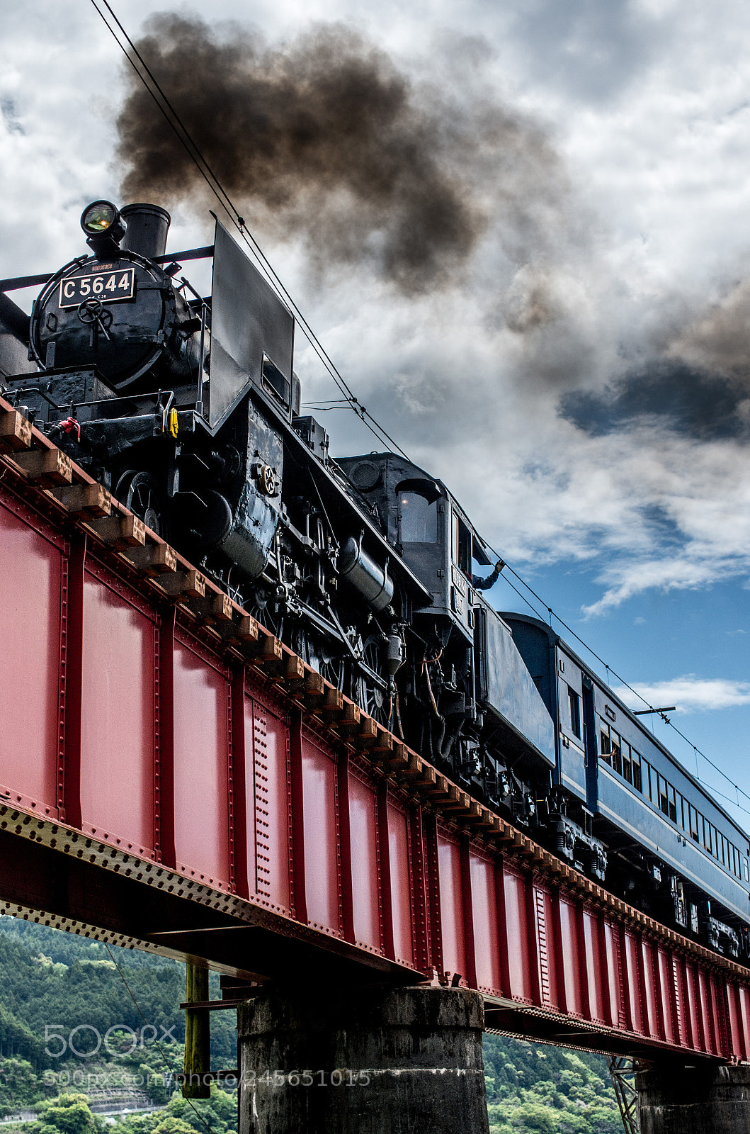 Pentax K-5 II sample photo. Steam train in ooigaw photography