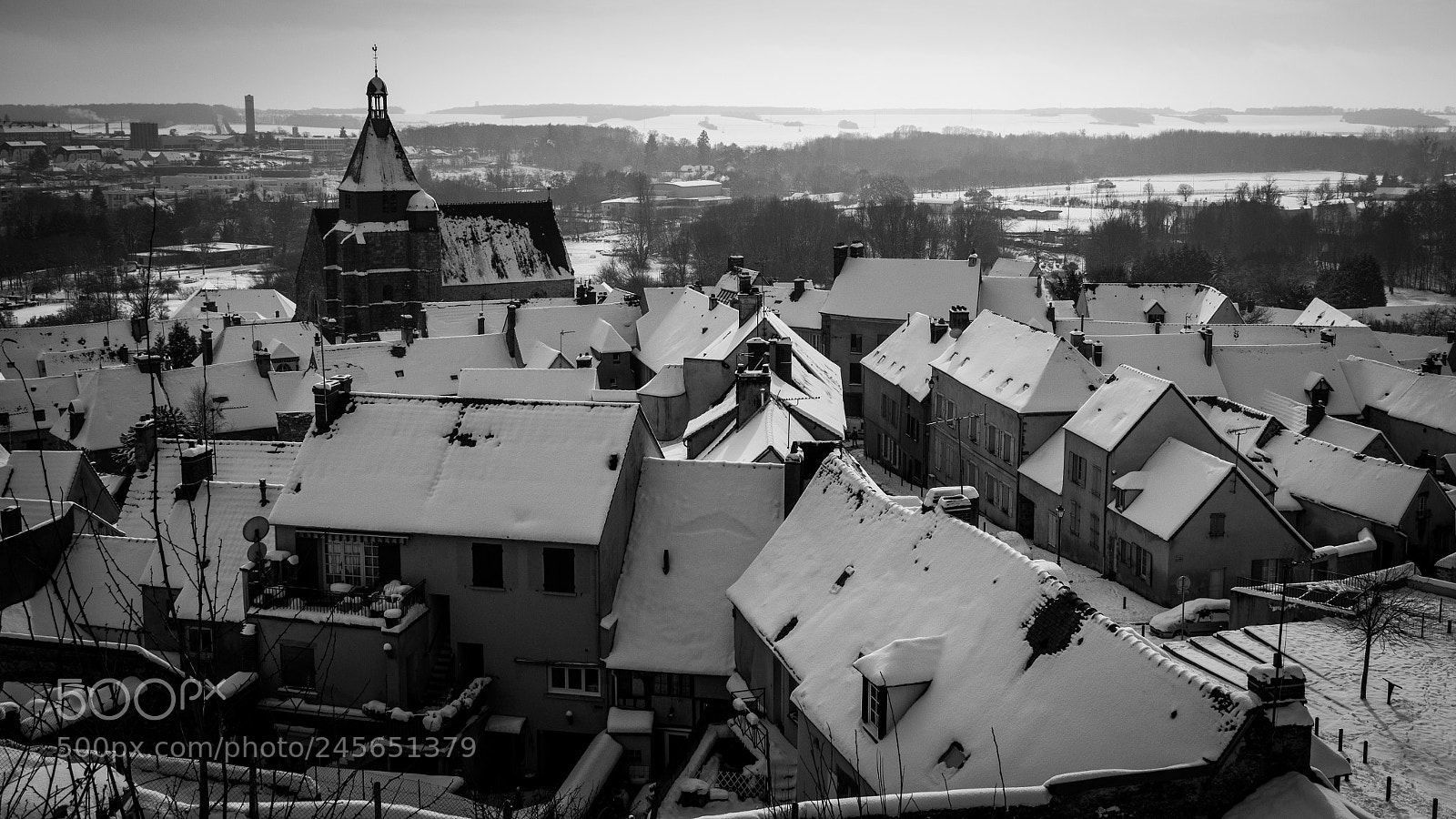Canon EOS 650D (EOS Rebel T4i / EOS Kiss X6i) sample photo. Epernon sous la neige photography