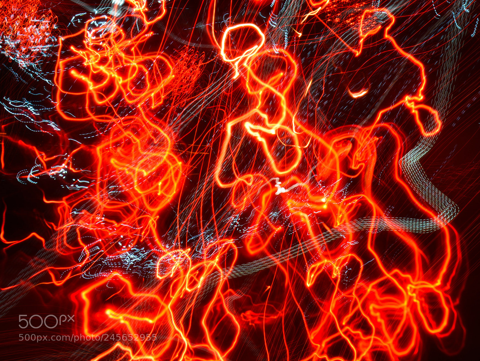 Nikon D7100 sample photo. Light painting photography