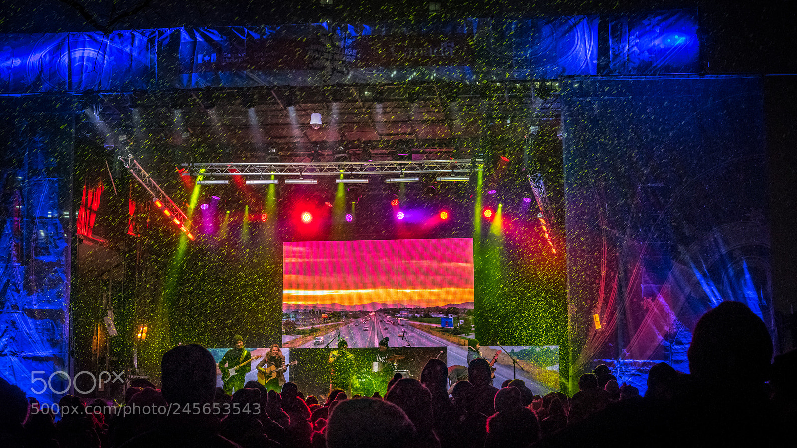 Nikon D850 sample photo. Winterlude concert ii photography