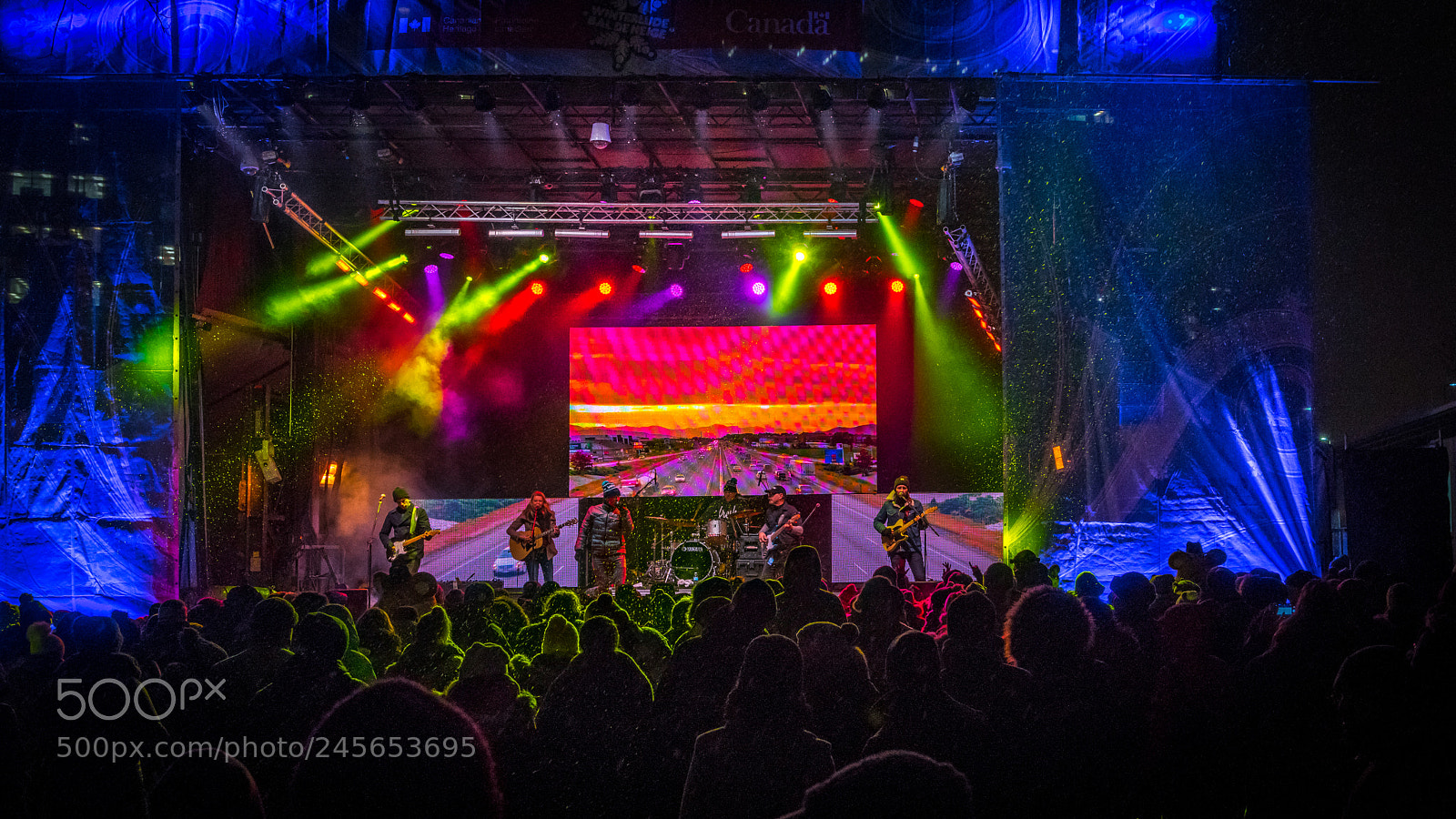 Nikon D850 sample photo. Winterlude concert iii photography