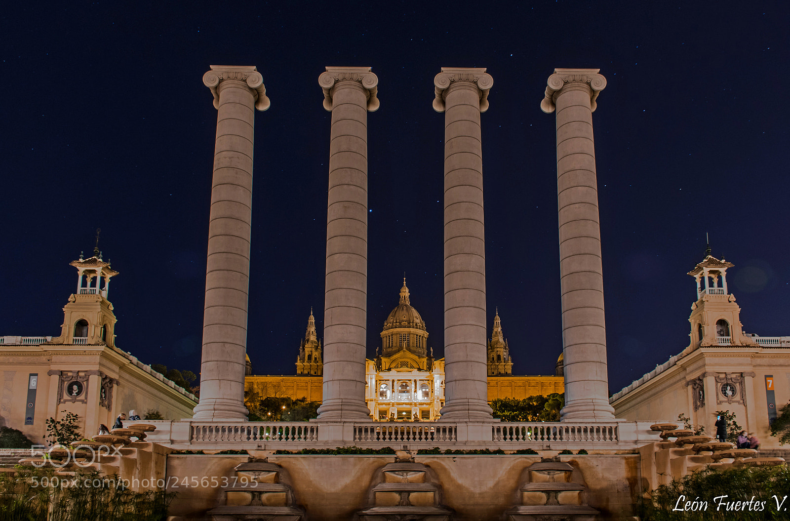 Nikon D7500 sample photo. Montjuic por la noche. photography