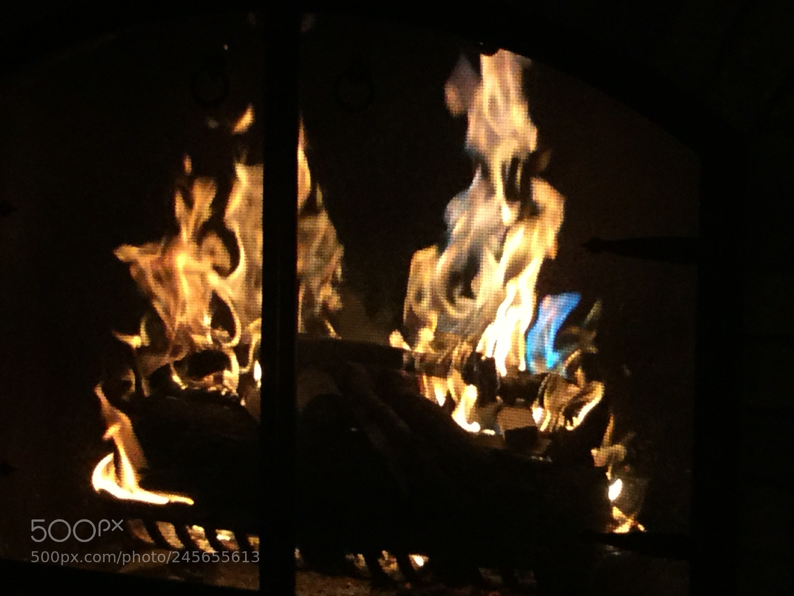 Apple iPod touch sample photo. Flames photography