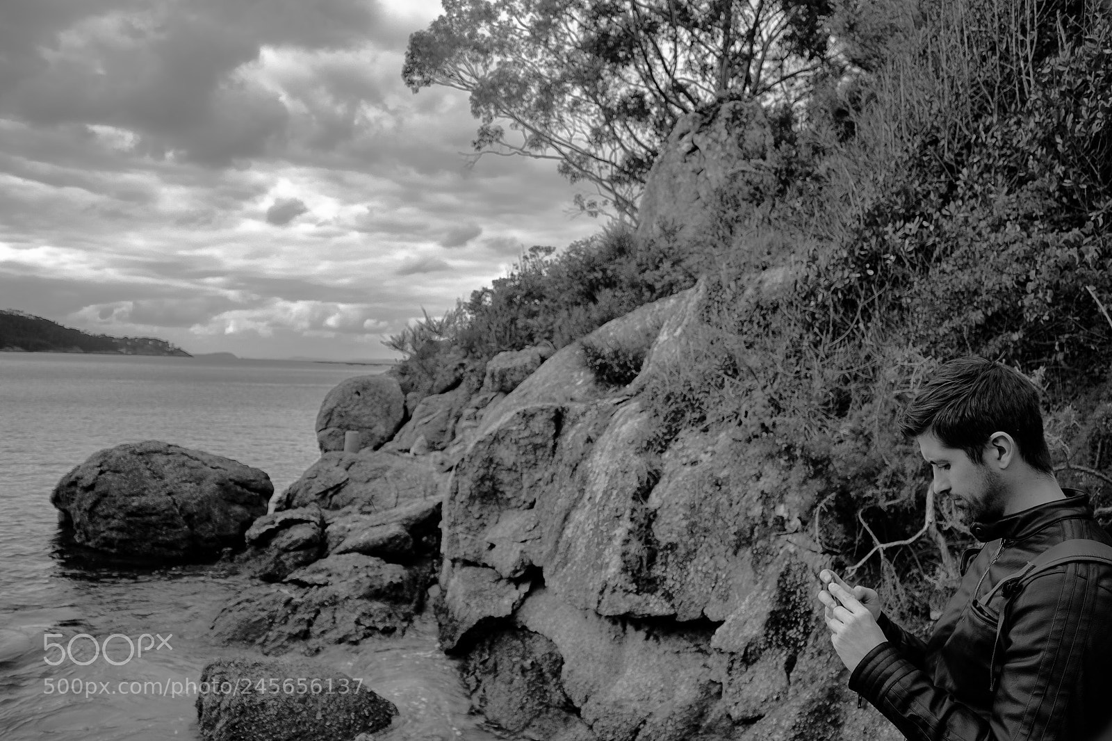 Canon EOS 100D (EOS Rebel SL1 / EOS Kiss X7) sample photo. Bw coast photography