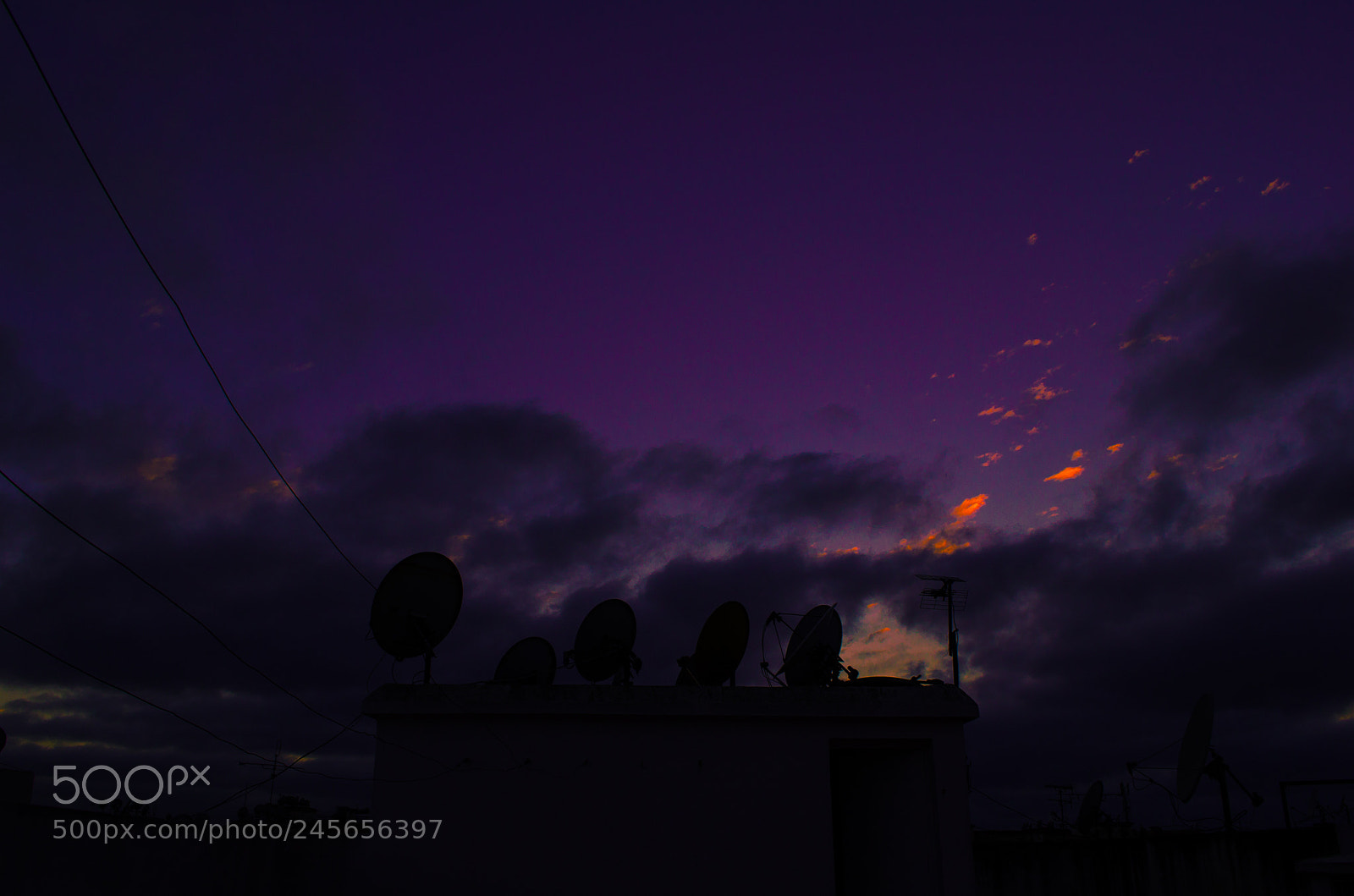 Nikon D5100 sample photo. Purple sky photography