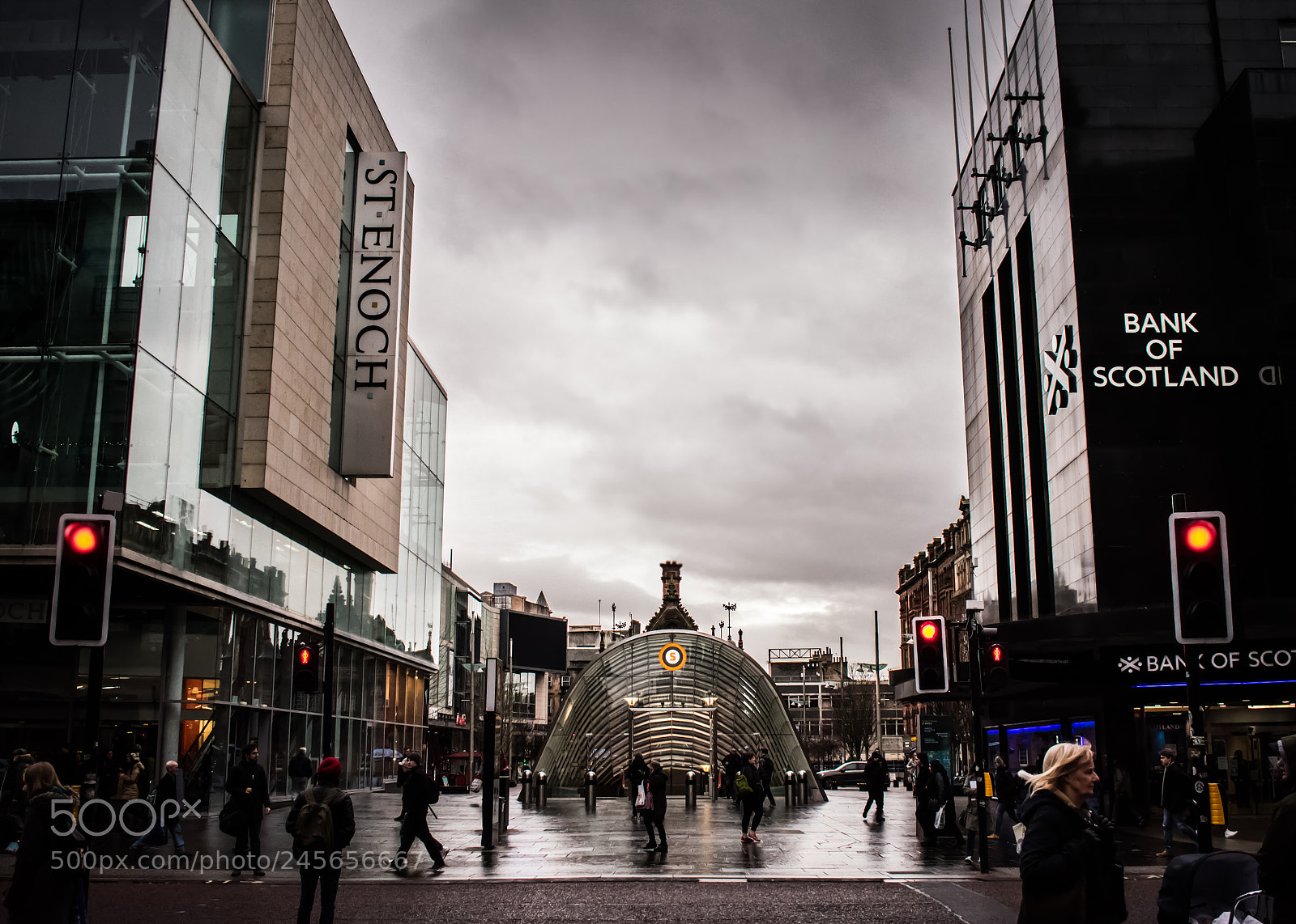 Nikon D3400 sample photo. St enoch square photography
