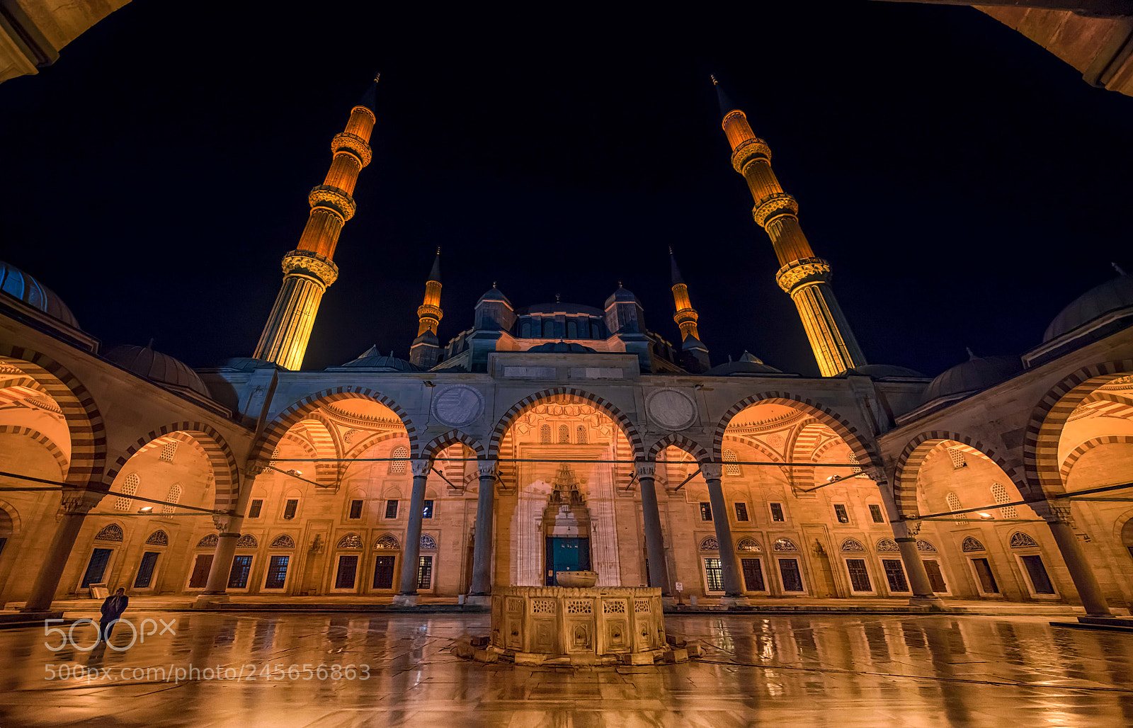 Nikon D810 sample photo. Selimiye iç avlu photography