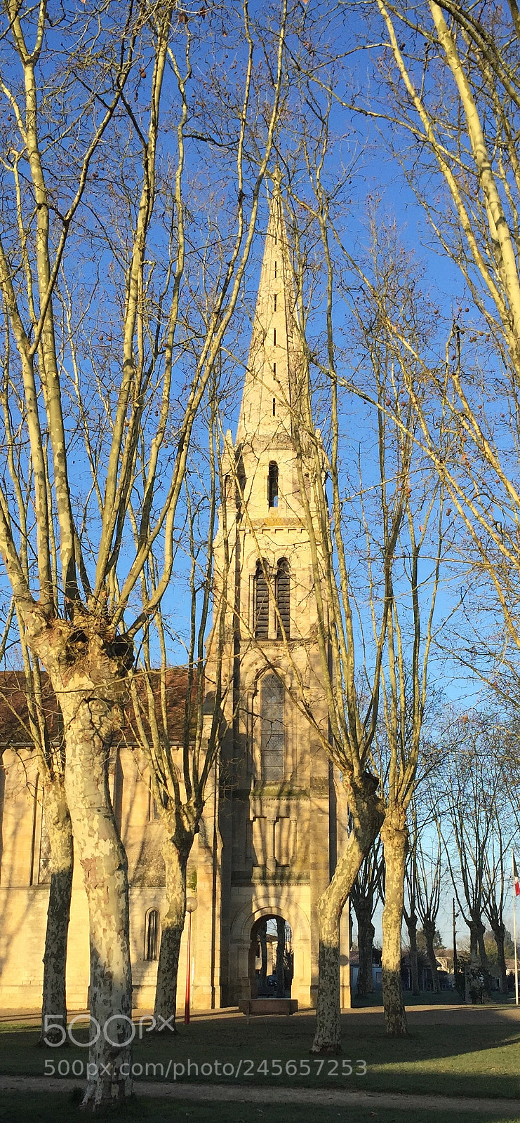 Apple iPhone 6 sample photo. Clocher d une glise photography