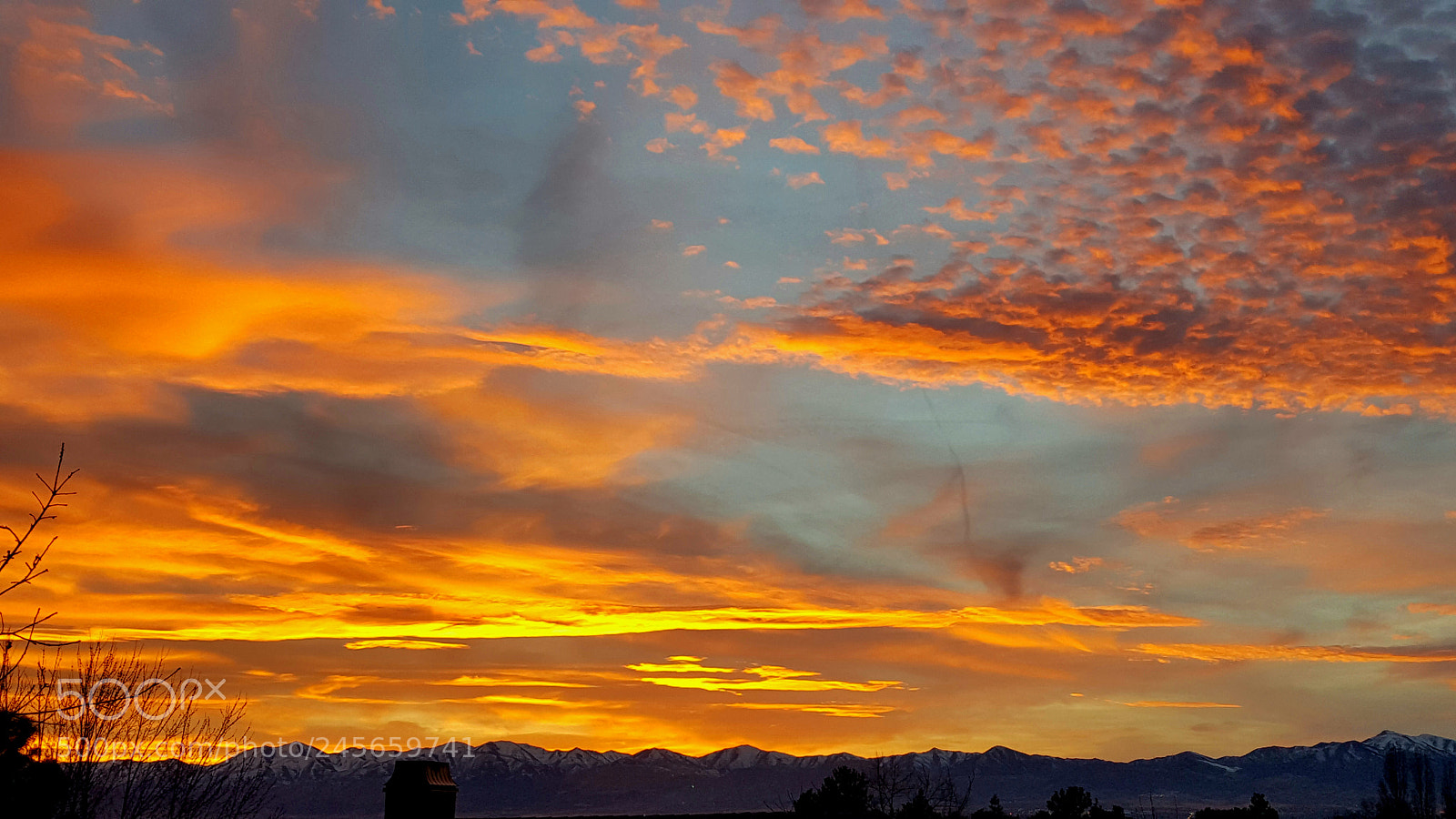 Samsung Galaxy Note5 sample photo. Sky fire (2) photography