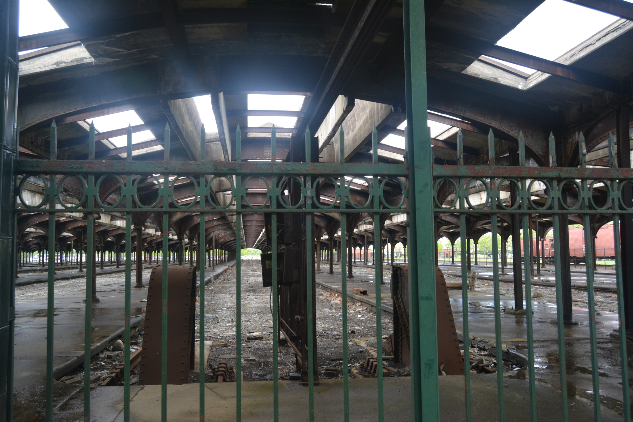 Nikon D5200 sample photo. The old rail tracks from jersey city, after ellis islamd that lead the immigrants to the new world! photography