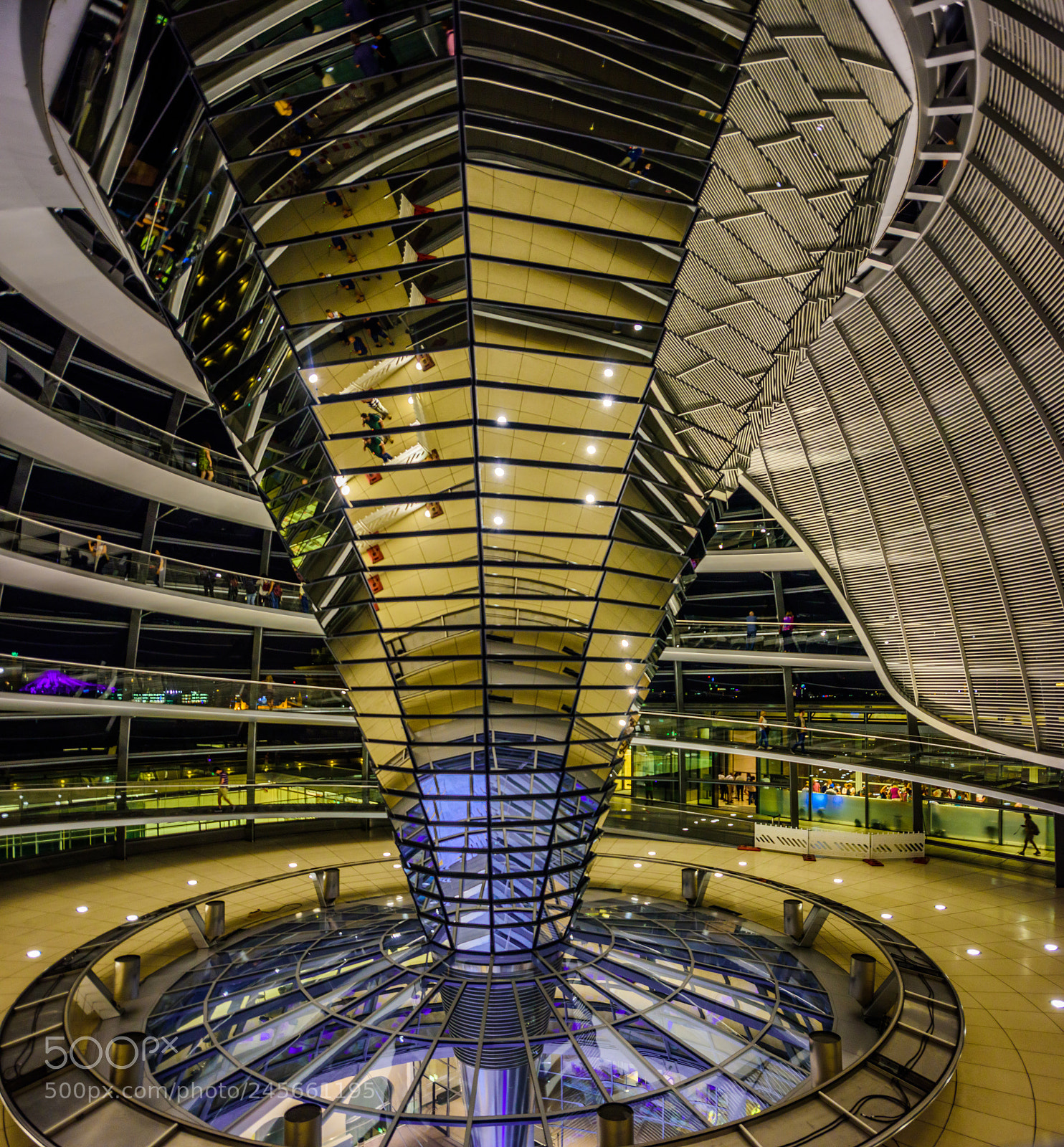 Nikon D810 sample photo. Berlin reichstag dome photography