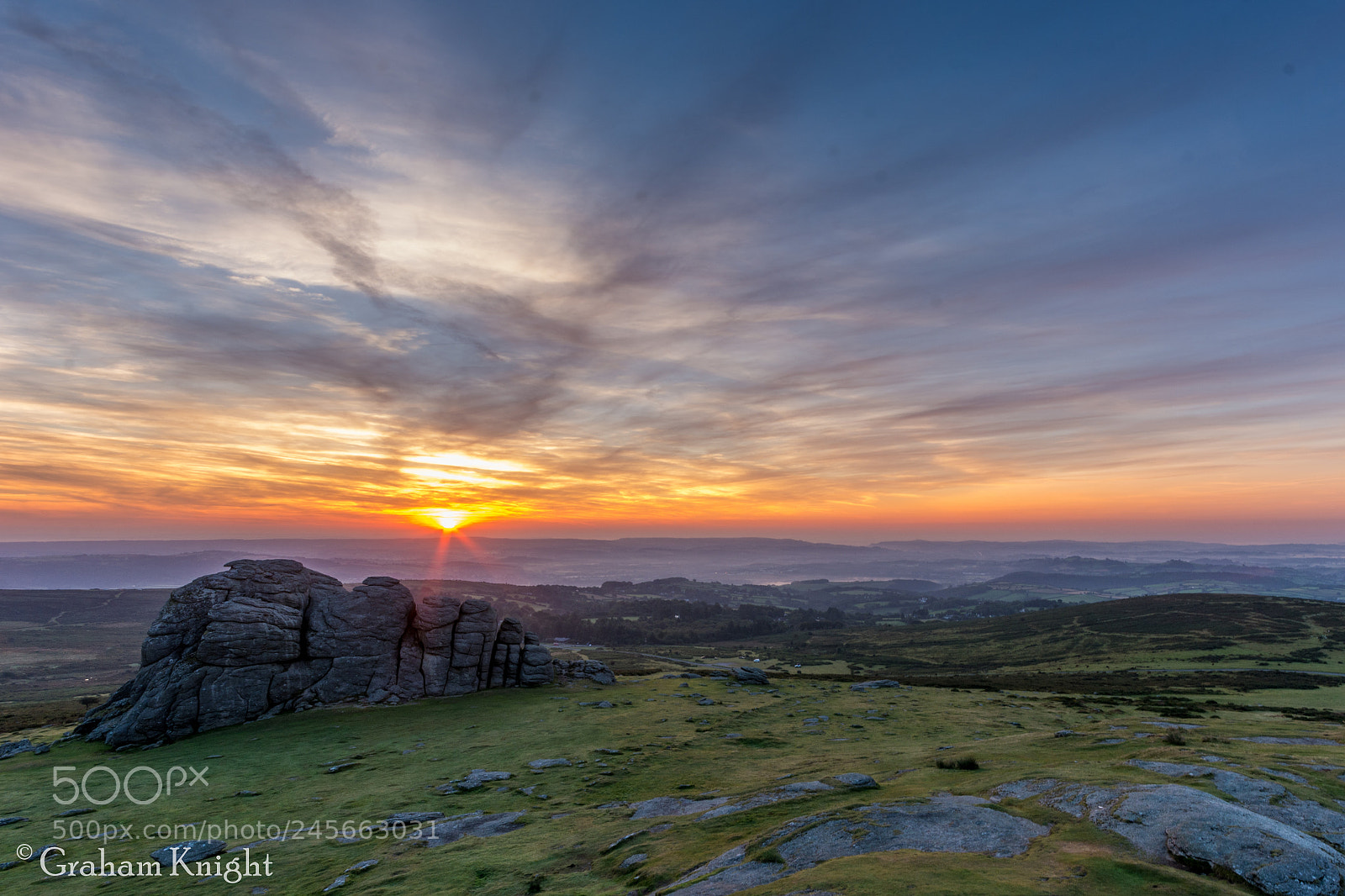 Nikon D7100 sample photo. Haytor rocks photography