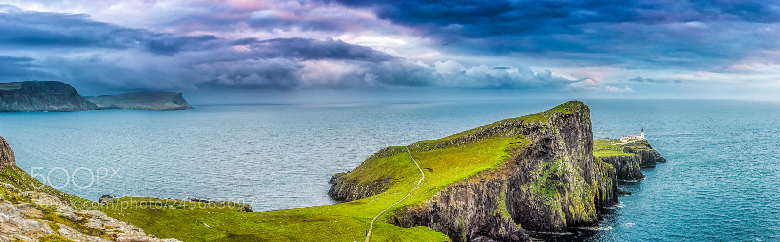 Nikon D810 sample photo. Neist point light house photography