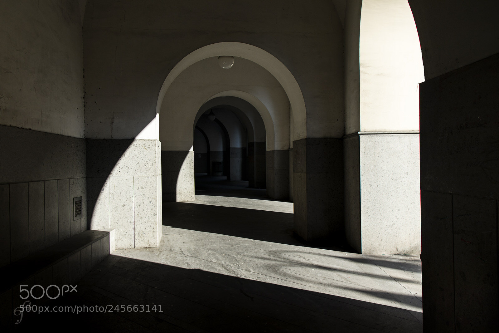 Canon EOS M5 sample photo. Arches and shadows photography