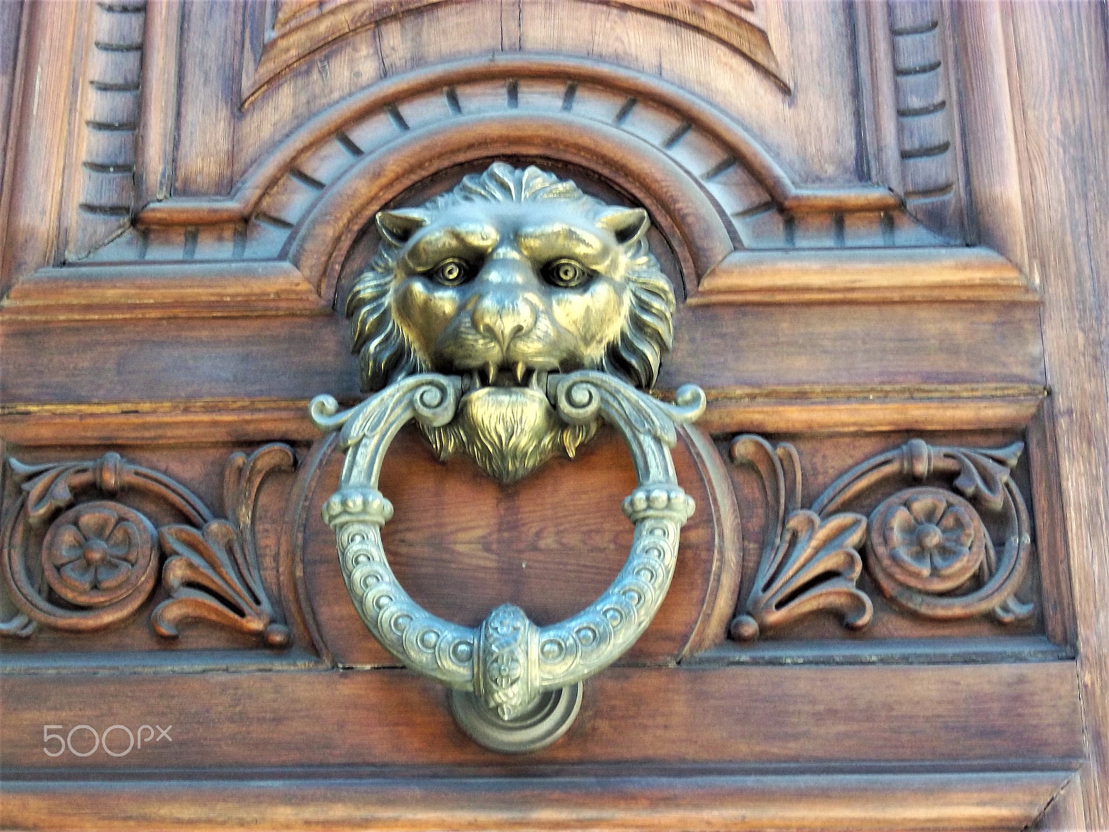 Kodak EasyShare M550 sample photo. Lion head door knocker, barcelona photography