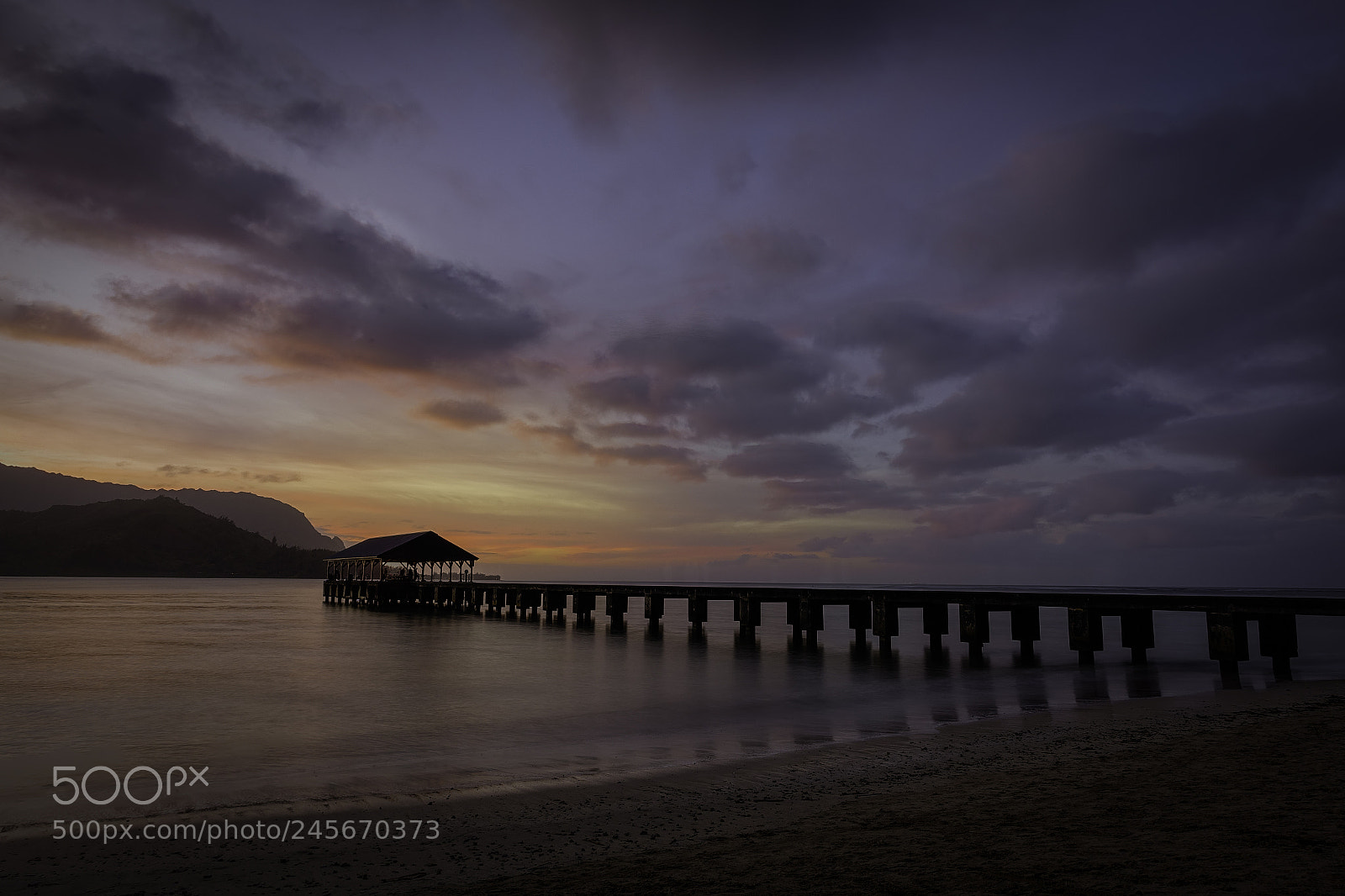 Sony Cyber-shot DSC-RX100 III sample photo. Hanalei pier sunset photography