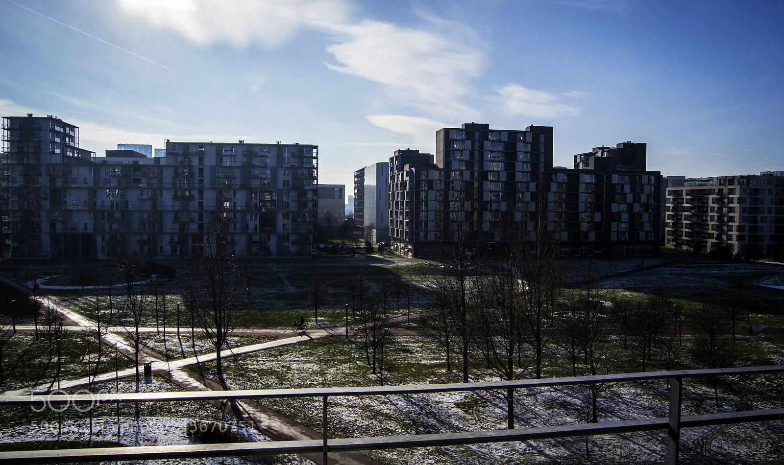 Nikon D3100 sample photo. Concrete winter photography